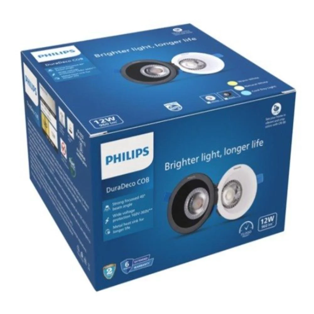 7W Duradeco Recessed COB BLACK_BLACK